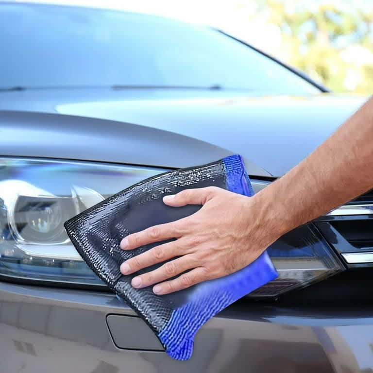 Tampon de decontamination pour carrosserie