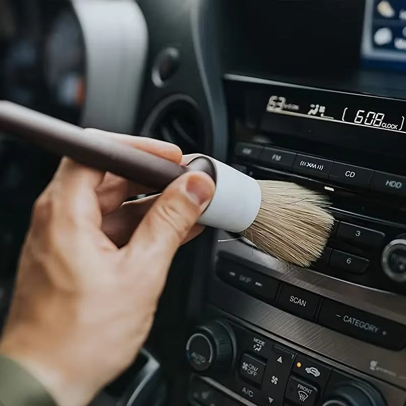 Set de 5 brosses detailing auto interieur et exterieur