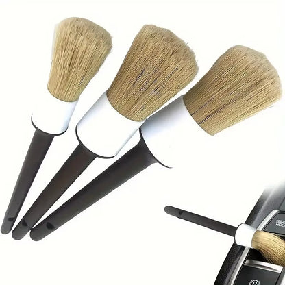 Set de 5 brosses detailing auto interieur et exterieur
