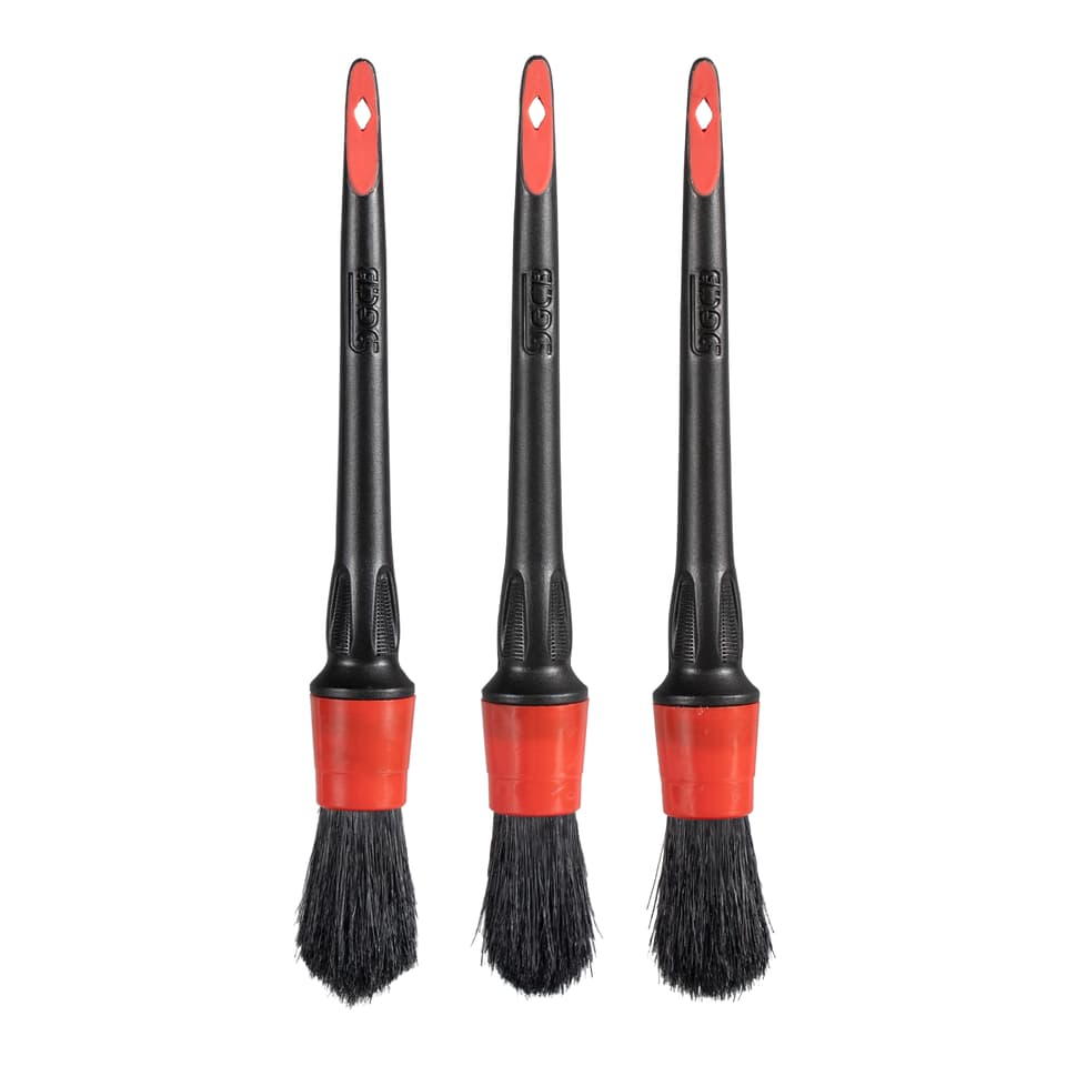 Kit de brosses detailing auto pour recoins et aerateurs