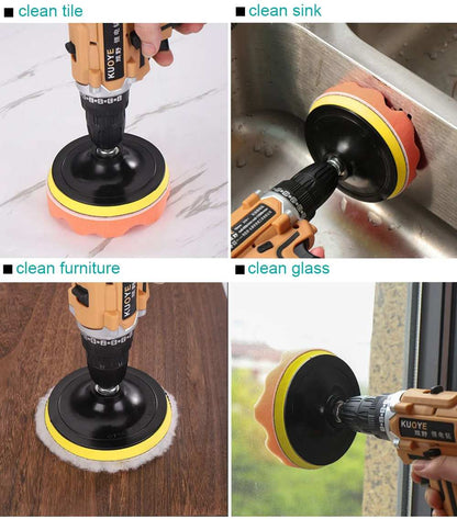 Kit d'extension de polissage pour perceuse auto