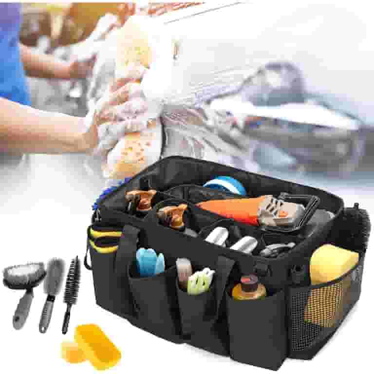 Sac de rangement pour materiel de detailing
