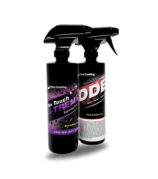 Lot de sprays de finition moteur et plastiques