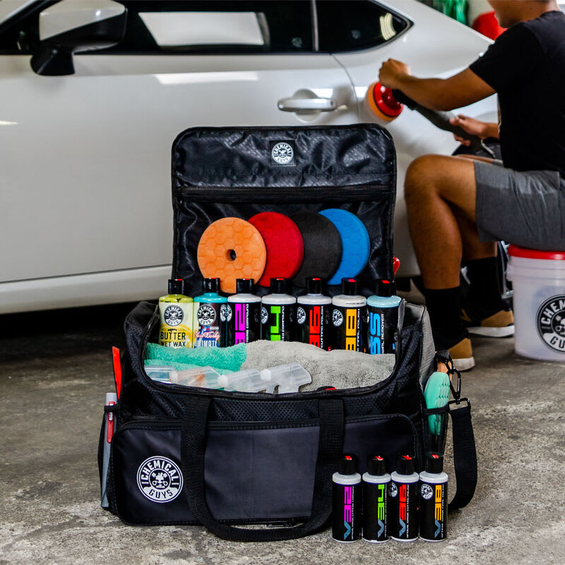 Sac de rangement pour materiel de detailing